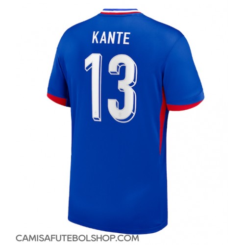 Camisa de time de futebol França Kante #13 Replicas 1º Equipamento Europeu 2024 Manga Curta